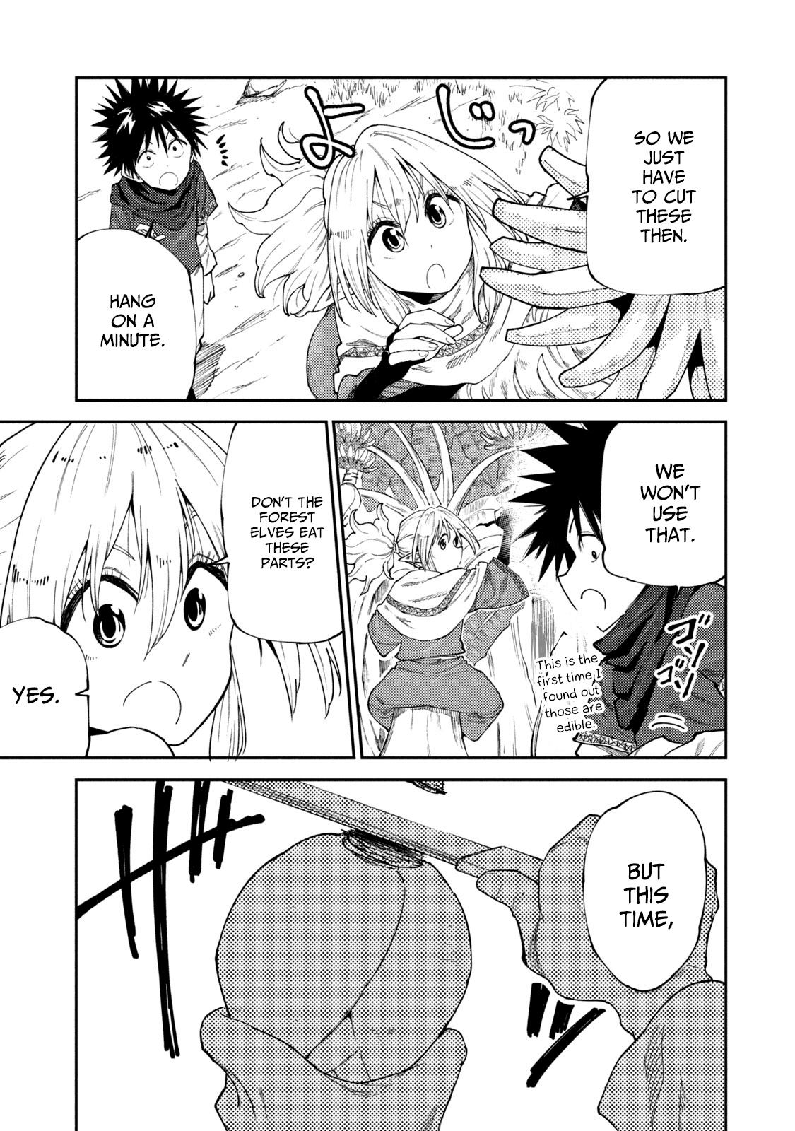 Mazumeshi Elf to Yuboku gurashi Chapter 47 13